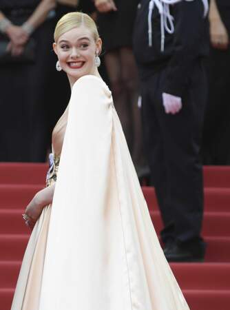 Elle Fanning, visiblement ravie de faire partie du jury de cette 72è édition du festival de Cannes
