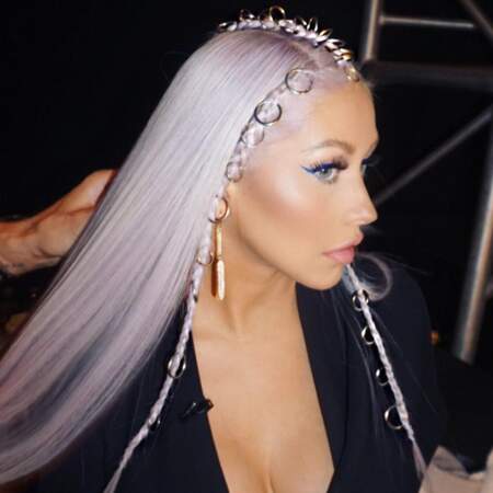 Ce look horrible de Christina Aguilera. 