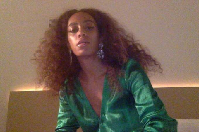 Solange Knowles a fait mumuse avec sa webcam. 