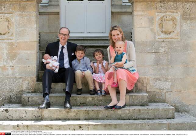 La famille de France a accueilli un nouveau membre en juin : le petit Joseph