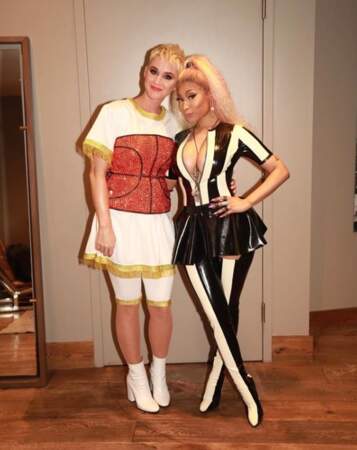 Katy Perry et Nicki Minaj se sont déguisées en match de basket pour les MTV awards.... original ! 