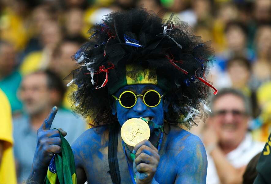 Médaille d'or pour les supporters brésiliens