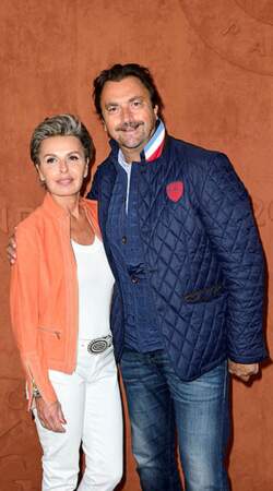 Le finaliste de Roland-Garros en 1988, Henri Leconte, était de retour dans son jardin avec sa femme Maia Leconte