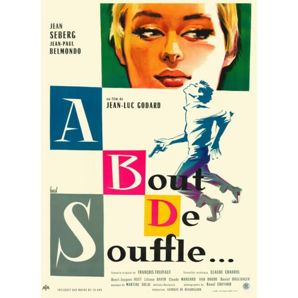1960 : sous la direction de Jean-Luc Godard, Il partage l'affiche de A bout de souffle, aux côtes de Jean Seberg