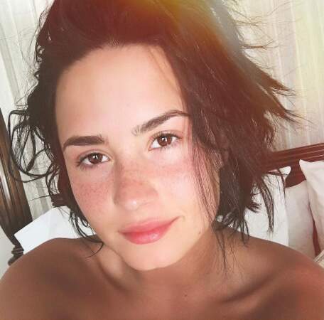 Demi Lovato sans maquillage