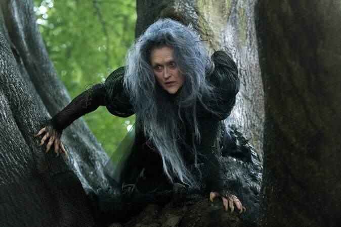 Meryl Streep dans le rôle de La Sorcière dans Into the Woods, Promenons-nous dans les bois