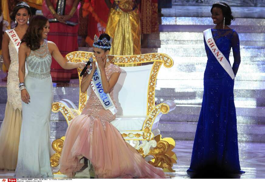 Miss Monde 2013 : alors ce trône, il est confortable ?