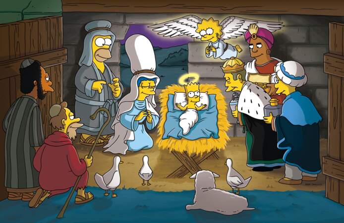 Les Simpson : histoires de Noël (saison 17, épisode 9). La série Les Simpson est diffusée sur 6ter, W9 et Série Club