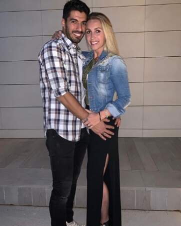 Un autre footballeur amoureux : Luis Suarez, en compagnie de sa femme Sofia. 