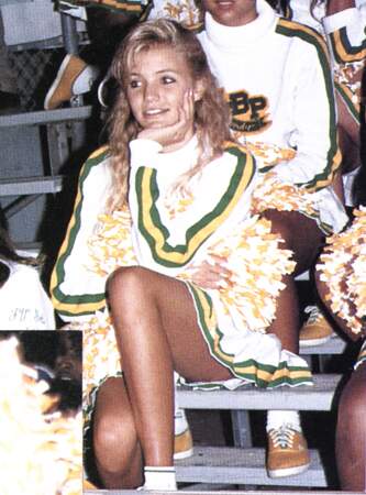 Cameron Diaz, pom pom girl en 1988