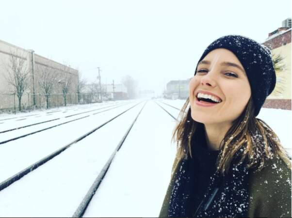 A Chicago, sous une tempête de neige !