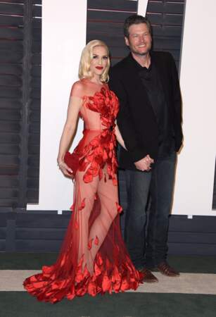 Gwen Stefani et Blake Shelton, couple glamour