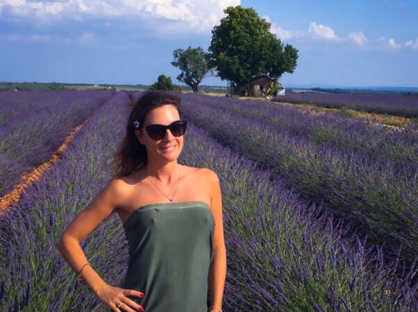 "Que ma Provence est belle toute vêtue de violet", tweetait-elle plus récemment avec fierté 