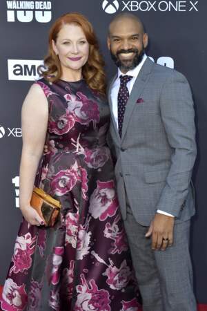 Khary Payton (Ezekiel) et son épouse Reed Payton ont fêté ensemble le centième épisode de la série à Los Angeles