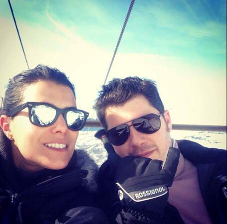 Si les Miss ont passé du bon temps au soleil, Karine Ferri, elle, est au ski avec son frère