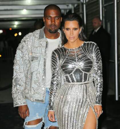 Kim Kardashian et Kanye West.