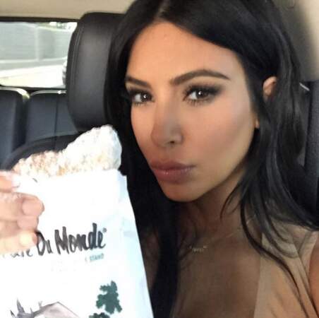 Kim Kardashian est fan de beignets.