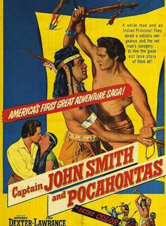 "Captain John Smith & Pocahontas" de Lew Landers (long-métrage de 1953)