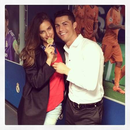 C'est Irina Shayk, la compagne de Cristiano Ronaldo. 