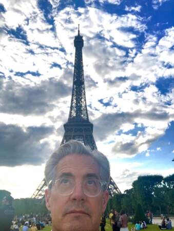 Point vacances : Kyle McLachlan était de passage à Paris. 