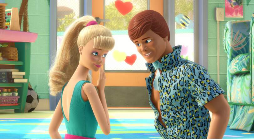 Méprisé car c'est un jouet de filles, Ken trouve grâce à Barbie le chemin de la rédemption dans Toy Story 3.