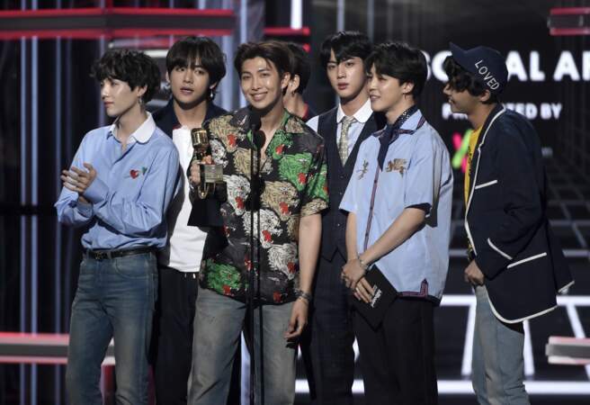 Les BTS ont été récompensés dans la catégorie Top social artist, où ce sont les fans qui votent