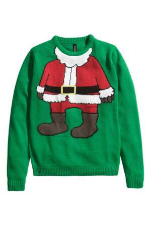 Ou ce pull Père Noël (on est d'accord, il faut oser !)