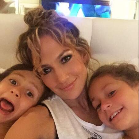 Adorables, Jennifer Lopez et ses jumeaux pour la fête des Mères