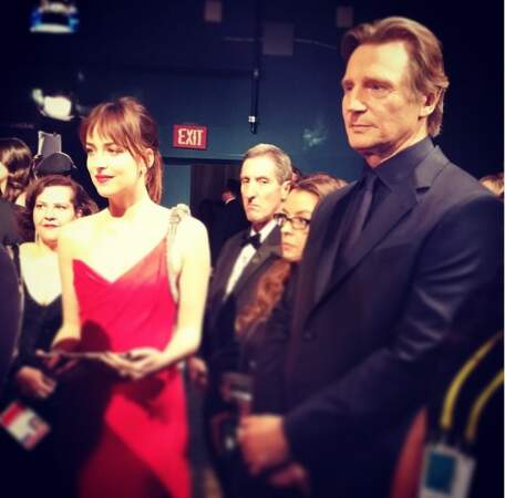 Concentration pour Dakota Johnson et Liam Neeson !