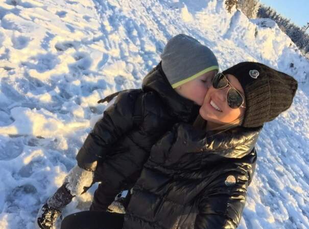 Amélie Neten et le petit Hugo sont également à neige !