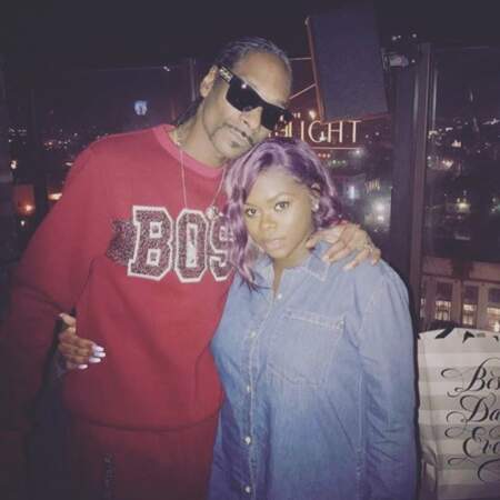 Snoop Dogg a posé avec sa fille Cori. 