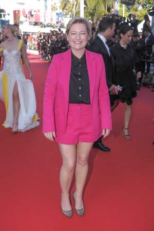 La tenue d'Anne-Elisabeth Lemoine a fait sensation sur le tapis rouge