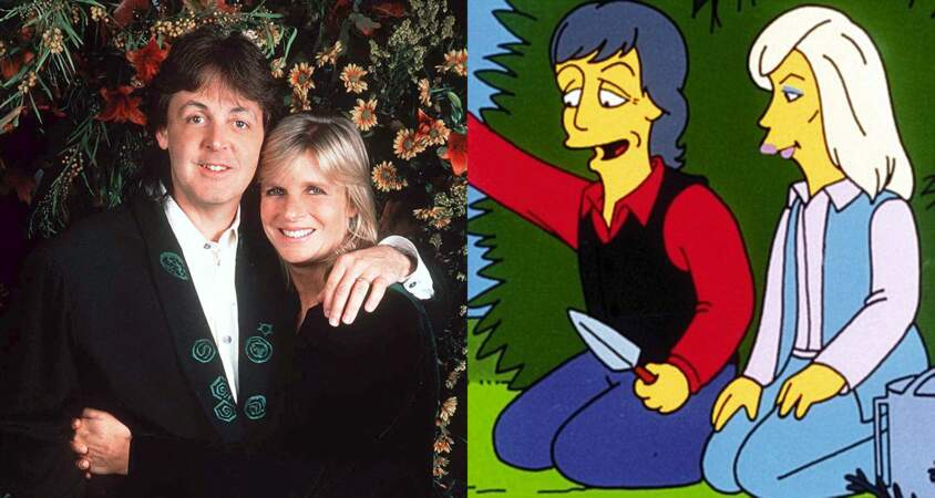 Paul McCartney et son ancienne femme Linda