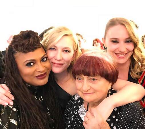 Deborah François a posté un selfie avec Agnès Varda et Cate Blanchett