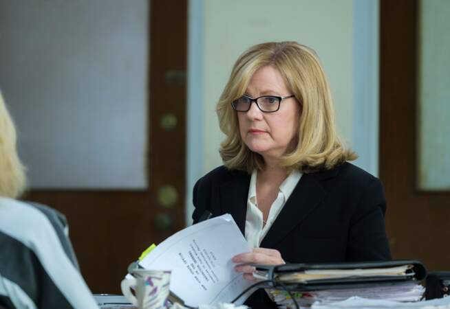 Bonnie Hunt joue Catherine Leahy Scott, inspecteur général de l’état de New York qui enquête sur l’évasion.