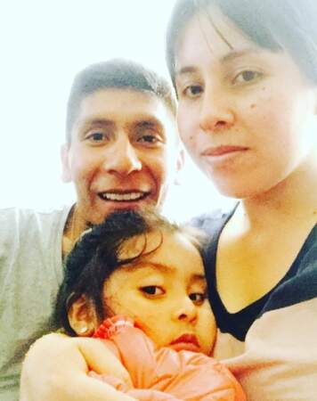 Nairo Quintana et sa compagne Yeime Paola Hernandez ont accueilli la petite Mariana en 2014