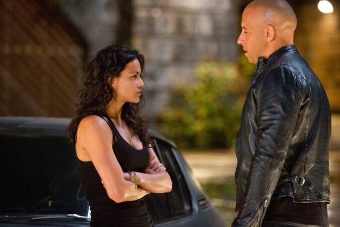 Michelle Rodriguez et Vin Diesel dans Fast & Furious 6 (2013)