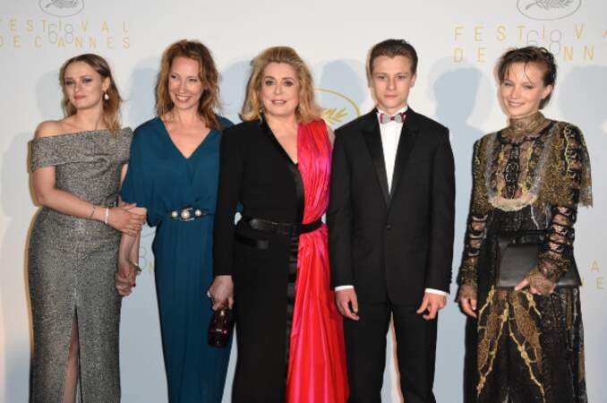 L'équipe du film "La Tête Haute" au dîner d'ouverture du 68ème Festival de Cannes