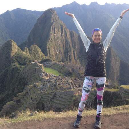 Tout comme Teri Hatcher, qui a réussi son ascension du Machu Pichu.
