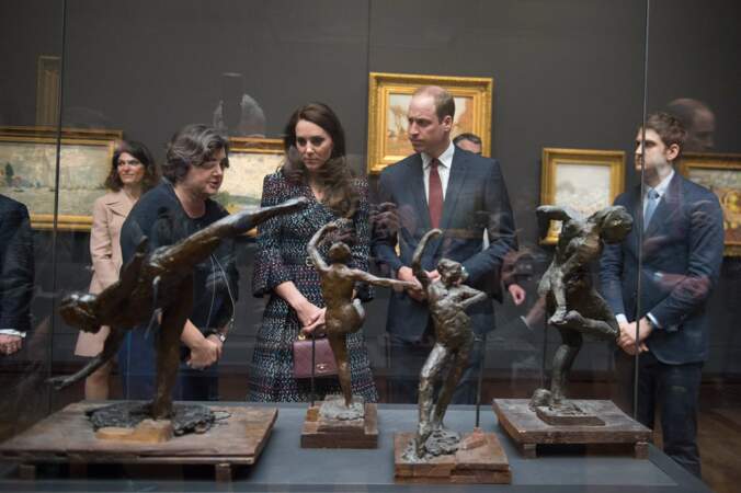 Kate Middleton et le prince William ont également fait un passage au musée d'Orsay