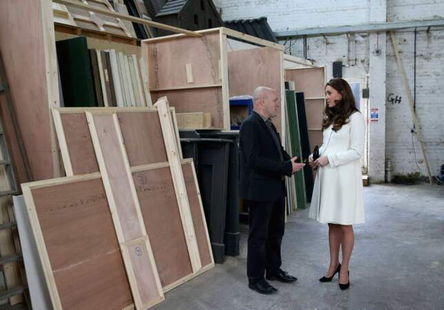 Kate Middleton, dans les coulisses, était très attentive !
