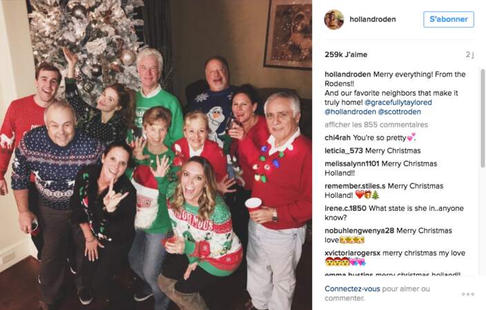 Concours de "ugly christmas sweaters" chez Holland Roden