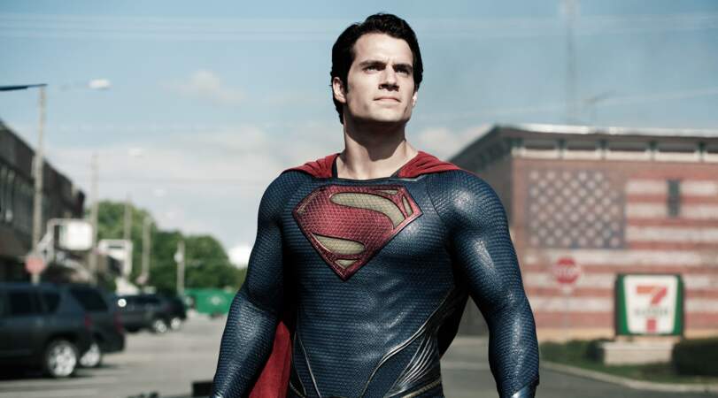 Henry Cavill, kryptonien musculeux dans Man of steel (2013)