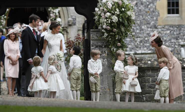Kate Middleton a donc repris son rôle de nounou pour calmer les bambins