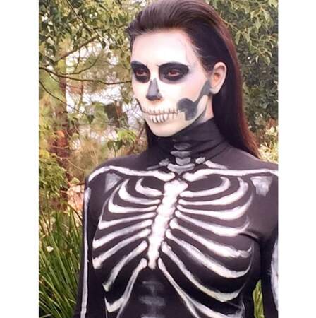 Kim version squelette pour Halloween 2014. Vous aimez ? 