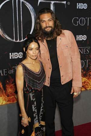 Jason Momoa (Khal Drogo) est venu accompagné de sa femme Lisa Bonet !