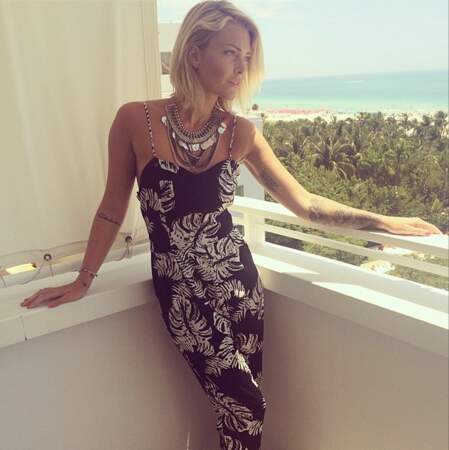 Sur son compte Instagram, Caroline Receveur a posté moult clichés de ses vacances américaines...