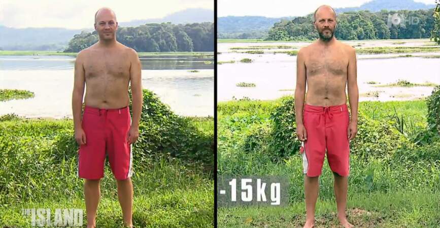 Yannick, le quatrième cadreur du groupe, a perdu 15 kilos. Impressionnant ! 