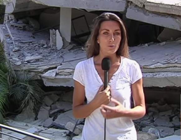 En 2010, elle est envoyée spéciale pour TF1 à Haiti après le terrible tremblement de terre.