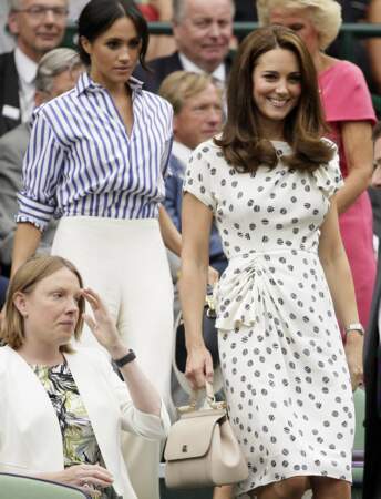 Meghan et Kate ont pris place ensemble dans la tribune royale de Wimbledon